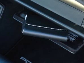 Leather Document wallet, Black with Pepita inner. Porsche 991 / 992